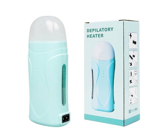 Зображення 2 Воскоплав касетний Depilatory heater YSM-63A бірюзовий для депіляції (без бази), 40 Вт.