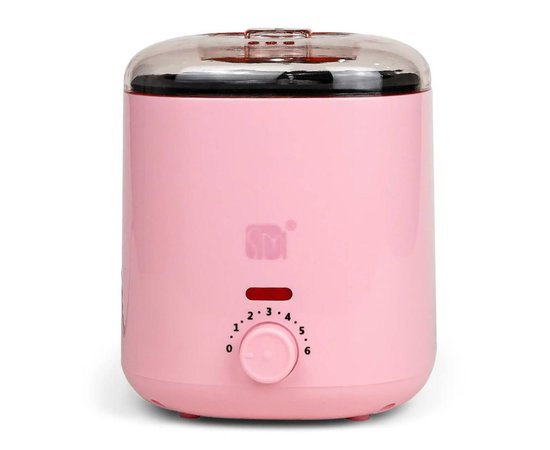 Изображение  Can wax heater SS-002A with a ceramic bowl for depilation - 400 ml. and 100 W. Pink, Volume (ml, g): 400, Color: Pink