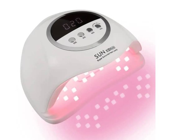 Изображение  Universal lamp Sun X20 Max for drying gel polish (touch, removable bottom), 320 W. White