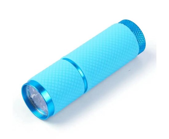 Изображение 5 UV flashlight for fixing gel polish and rhinestones 9 LED, light blue