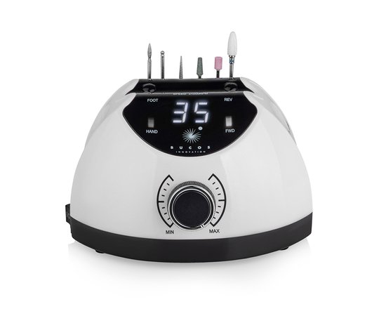 Изображение 3 Фрезер для маникюра Bucos Nail Drill X4 Pro White Pearl 65 Вт, 35 000 об, Вариант: белый
