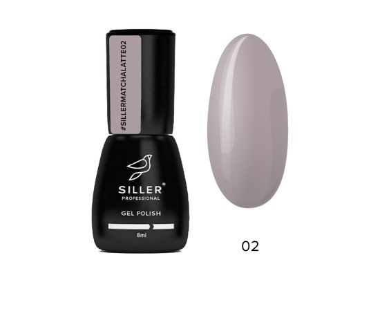 Изображение  Гель-лак для ногтей Siller Gel Polish Matcha Latte №02, 8 мл, Объем (мл, г): 8, Цвет: 02