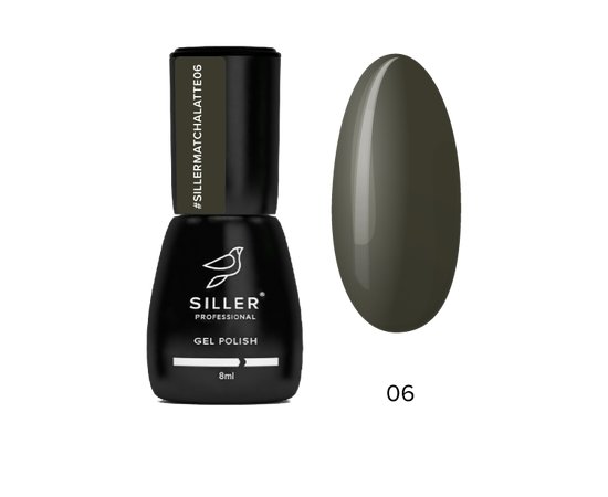 Изображение  Siller Gel Polish Matcha Latte №06, 8 ml, Volume (ml, g): 8, Color: 6