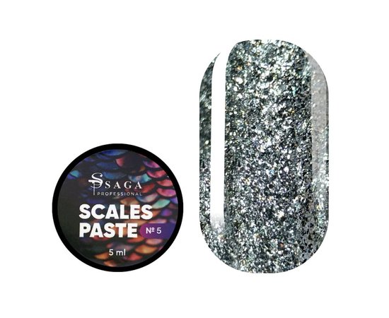 Изображение  Гель-паста для рельефного дизайна Saga Professional Scales Paste №05, 5 мл, Объем (мл, г): 5, Цвет: 05