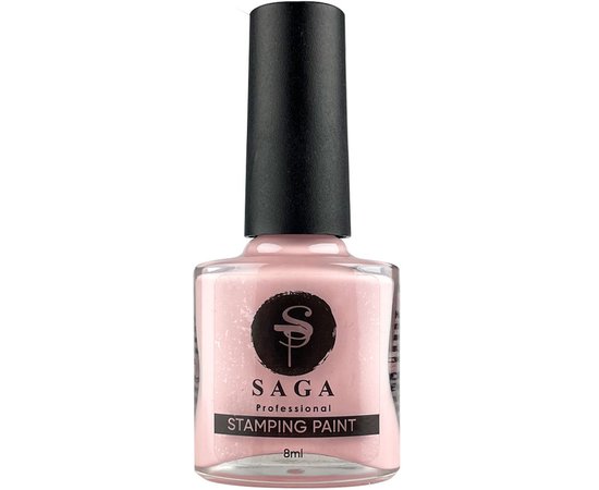 Изображение  Saga Professional Stamping Paint No.24 soft pink, 8 ml, Color: 24