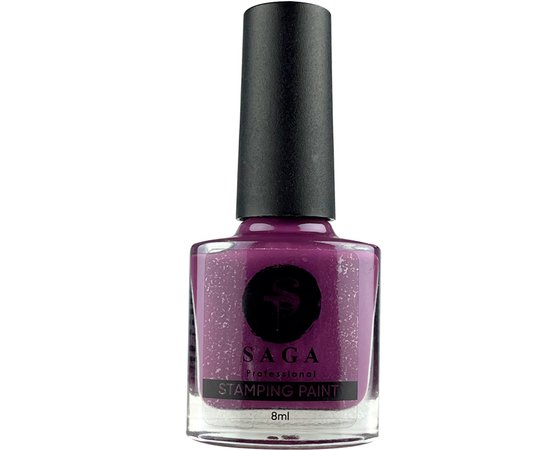 Изображение  Saga Professional Stamping Paint No.29 plum, 8 ml , Color: 29