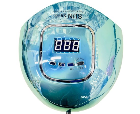 Изображение 2 UV/LED зеркальная лампа - SUN X5 Max для маникюра и педикюра, 120 Вт. Голубой