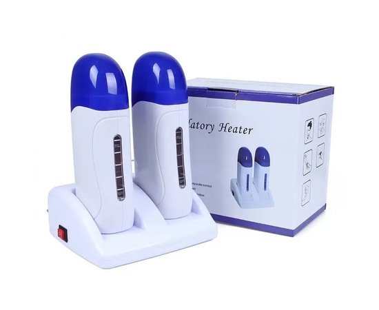 Изображение 3 Воскоплав двухкассетный с базой Depilatory heater мощностью 80 Вт