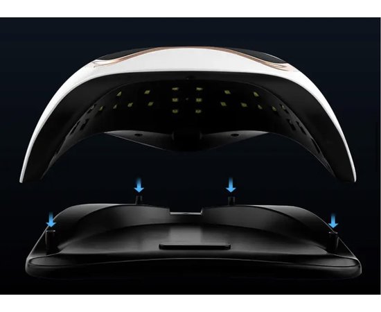 Зображення 7 BQ-V19 на 120 Вт. - професійна UV/LED лампа для полімеризації будь-яких покриттів (з дисплеєм та таймером) Білий