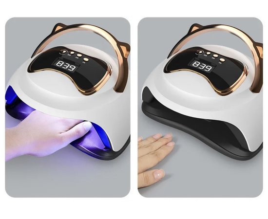 Зображення 8 BQ-V19 на 120 Вт. - професійна UV/LED лампа для полімеризації будь-яких покриттів (з дисплеєм та таймером) Білий