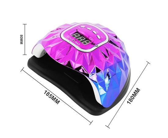 Зображення 2 UV/LED лампа SUN G5 Maх для манікюру та педикюру з дисплеєм 288 Вт. Фіолетовий
