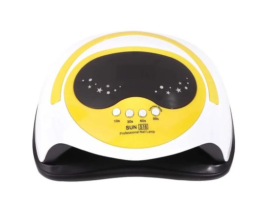 Изображение  SUN S16 168 W. - lamp for manicure and pedicure (with timer, display and removable bottom) Yellow