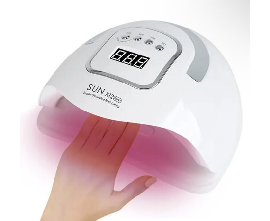 Изображение 2 Универсальная UV/LED лампа Sun X12 Max для ногтей, 280 Вт. Белый