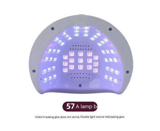 Зображення 4 UV/LED лампа Sun S9 для манікюру та педикюру з LED дисплеєм, 268 Вт. Рожевий
