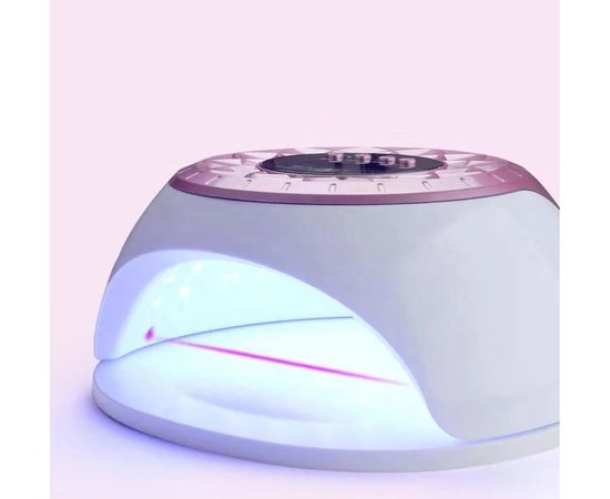 Зображення 3 UV/LED лампа Sun S9 для манікюру та педикюру з LED дисплеєм, 268 Вт. Рожевий