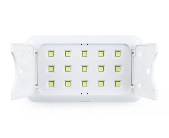 Зображення 5 Міні UV/LED лампа Sun 11 plus для сушіння нігтів USB (сенсорна, з таймером), 60 Вт. Білий-рожевий 