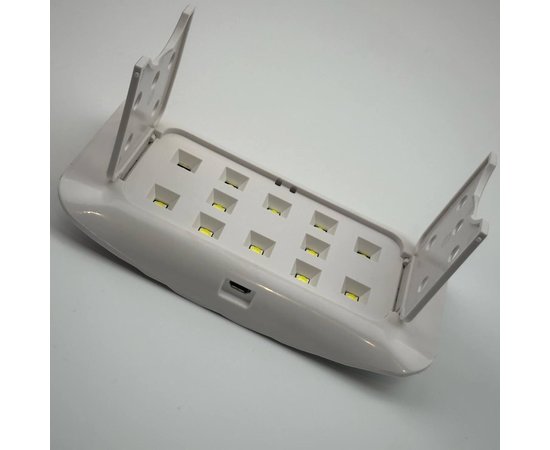 Изображение 3 Мини UV/LED лампа Sun Plus для сушки ногтей на USB (складная), 48 Вт. Белый