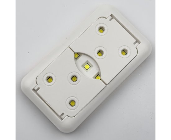 Изображение 3 Мини UV/LED лампа Sun 13 Plus для сушки ногтей (гель лака,гелевых типс, верхних форм) на USB, складная, 60 Вт. Белый