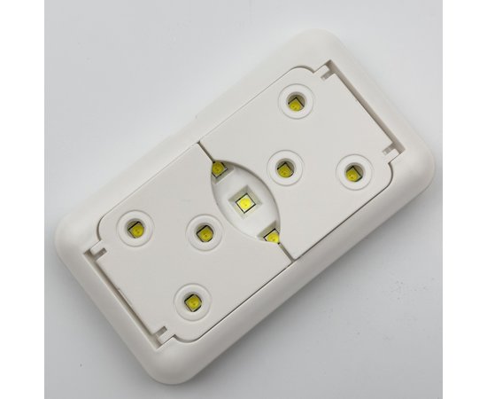 Изображение 3 Мини UV/LED лампа Sun 14 Plus для сушки ногтей (гель лака,гелевых типс, верхних форм) на USB, складная, 60 Вт. Белый