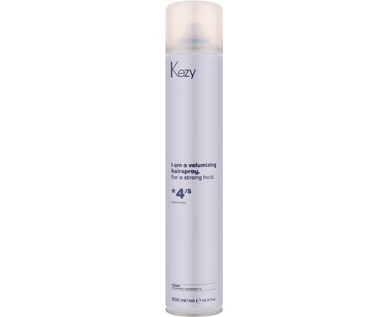 Изображение  Varnish for the volume of thin hair Kezy Volumizing Hairspray, 500 ml 