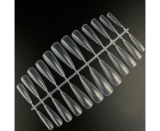 Изображение 2 Nail extention forms Saga Professional Almond, 24 pcs