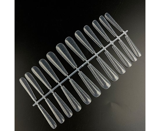 Изображение 2 Nail extention forms Saga Professional Ballerina, 24 pcs