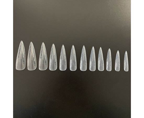 Изображение 3 Верхние формы для наращивания ногтей Saga Professional Almond, 240 шт
