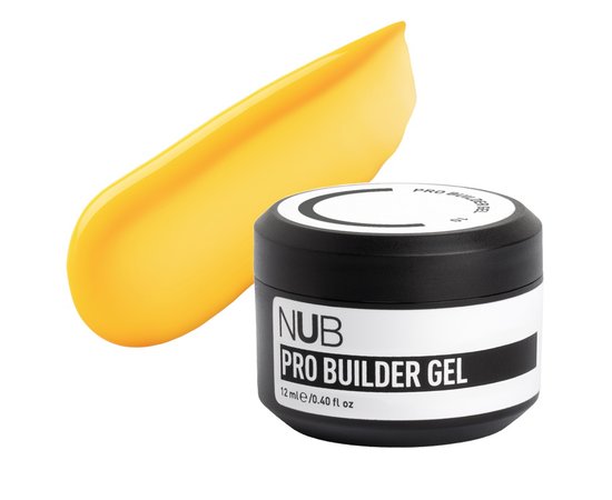 Изображение  Modeling gel classic NUB Pro Builder Gel 10 warm yellow, 12 ml , Volume (ml, g): 12, Color: 10