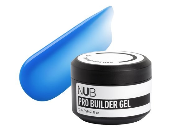 Изображение  Гель моделирующий классический NUB Pro Builder Gel №12 сине-голубой, 12 мл , Объем (мл, г): 12, Цвет: 12