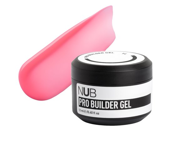 Зображення  Гель моделюючий класичний NUB Pro Builder Gel №14 рожевий рум'янець, 12 мл , Об'єм (мл, г): 12, Колір: 14