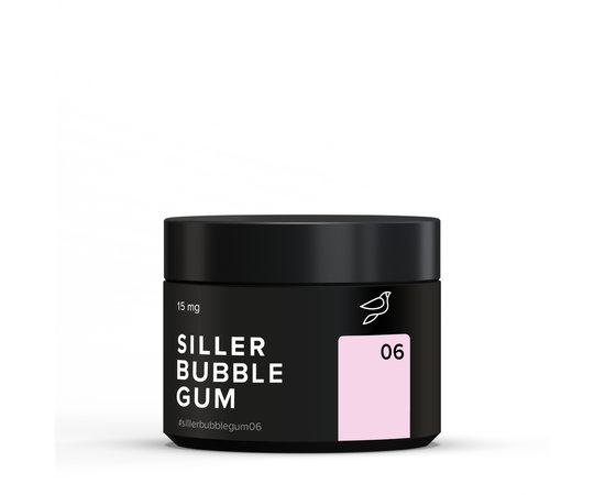 Изображение  Gum gel for nail modelling Siller Bubble Gum №06, 15 ml, Volume (ml, g): 15, Color: 6