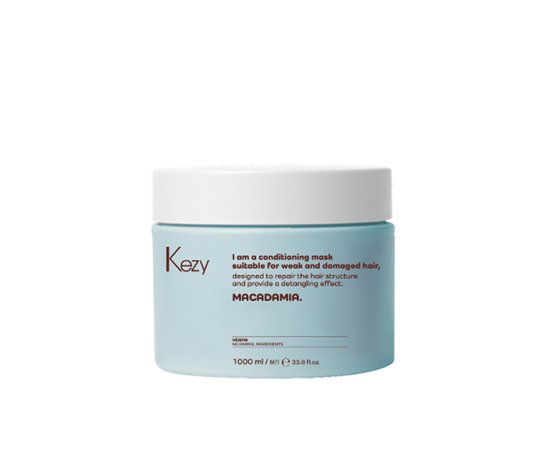 Изображение  Mask for weakened and damaged hair Kezy Macadamia Mask, 1000 ml, Volume (ml, g): 1000