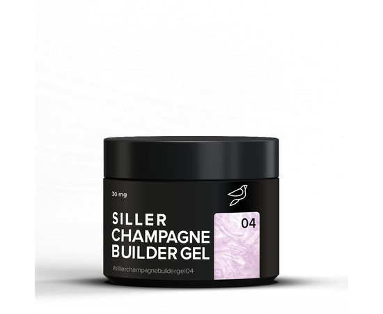 Зображення  Гель для нарощування нігтів Siller Champagne Builder Gel №04, 30 мл, Об'єм (мл, г): 30, Колір: 04