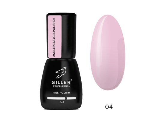 Изображение  Гель-лак однофазный для педикюра Siller Easy Gel Polish №04, 8 мл, Объем (мл, г): 8, Цвет: 04