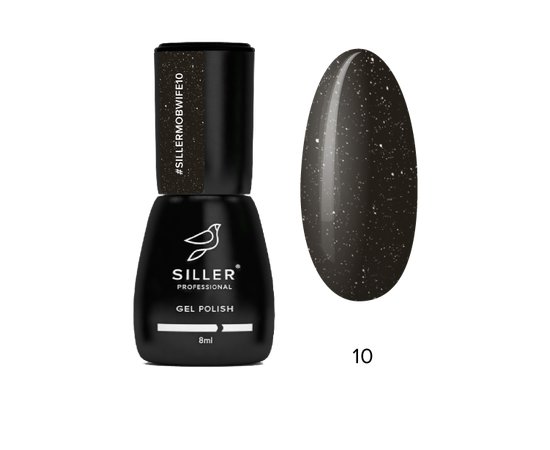 Изображение  Гель-лак для ногтей Siller Gel Polish Mob Wife №10, 8 мл, Объем (мл, г): 8, Цвет: 10