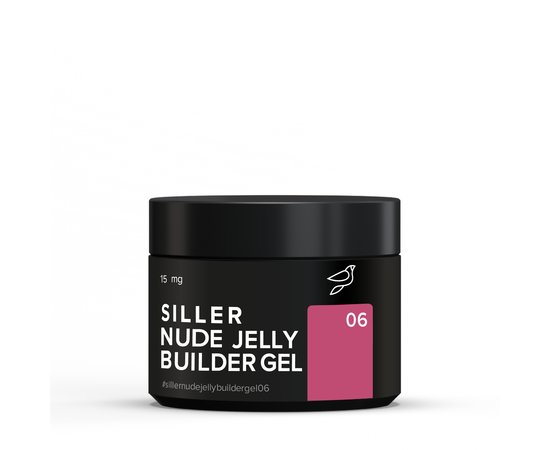 Зображення  Гель-желе для моделювання нігтів Siller Nude Jelly Builder Gel №06, 15 мл, Об'єм (мл, г): 15, Колір: 06