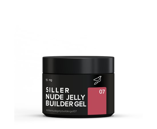 Изображение  Гель-желе для моделирования ногтей Siller Nude Jelly Builder Gel №07, 15 мл, Объем (мл, г): 15, Цвет: 07