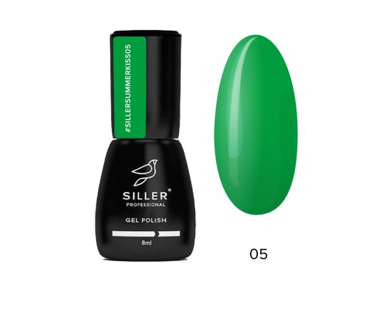 Изображение  Гель-лак для ногтей Siller Gel Polish Summer Kiss №05, 8 мл, Объем (мл, г): 8, Цвет: 05