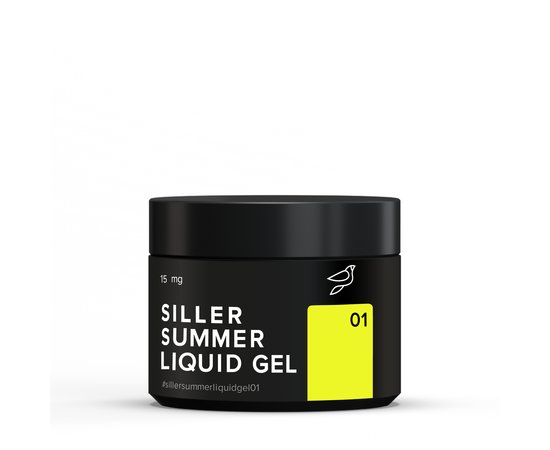 Изображение  Гель для моделирования ногтей Siller Summer Liquid Gel №01, 15 мл, Объем (мл, г): 15, Цвет: 01