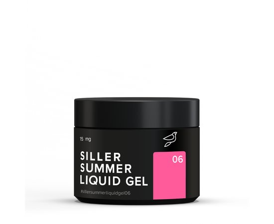 Зображення  Гель для моделювання нігтів Siller Summer Liquid Gel №06, 15 мл, Об'єм (мл, г): 15, Колір: 06