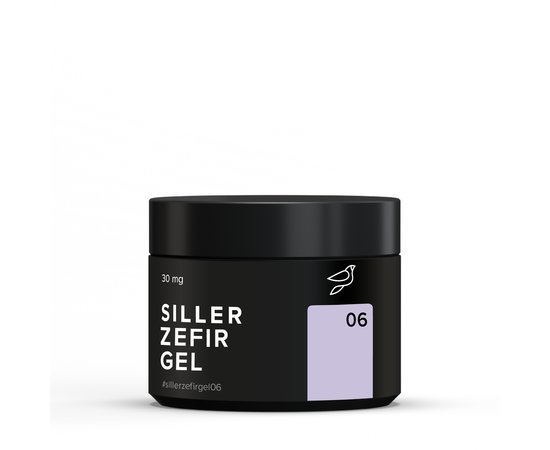 Изображение  Гель для наращивания ногтей Siller Zefir Gel №06, 30 мл, Объем (мл, г): 30, Цвет: 06