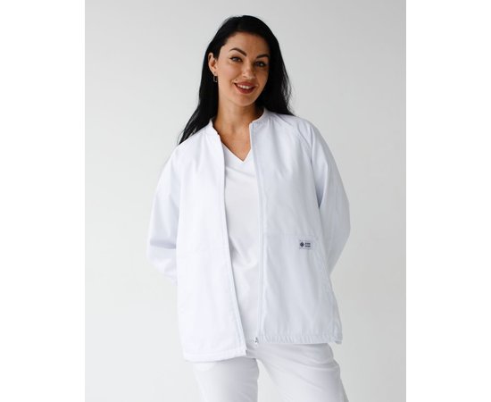 Изображение  Women's medical jacket Atlanta white s. 46, "WHITE ROBE" 522-324-842, Size: 46, Color: white