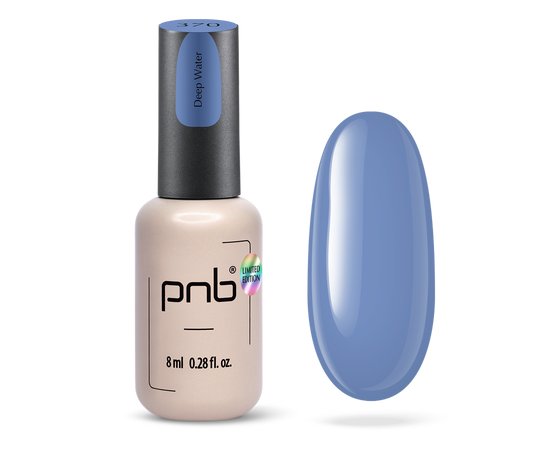 Изображение  PNB Gel Polish 370 Deep Water light blue, 8 ml, Volume (ml, g): 8, Color: 370