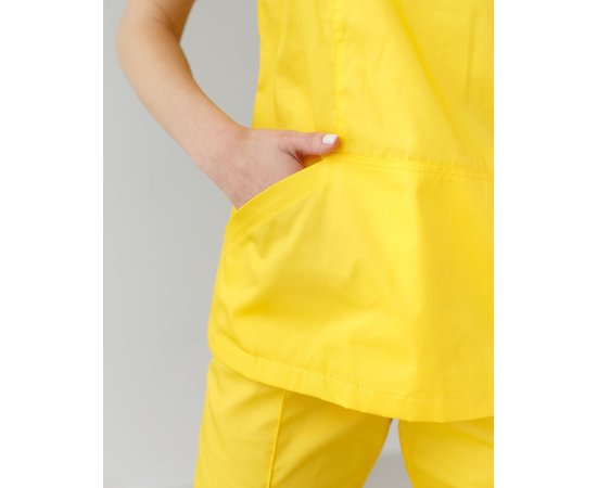 Изображение 4 Women's medical shirt Topaz yellow s. 46, "WHITE ROBE" 164-397-705, Size: 46, Color: yellow