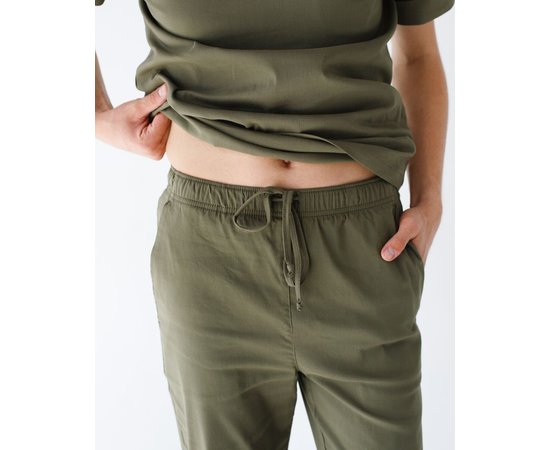 Изображение 7 Medical suit for men Marseille khaki s. 50, "WHITE ROBE" 353-368-708, Size: 50, Color: khaki