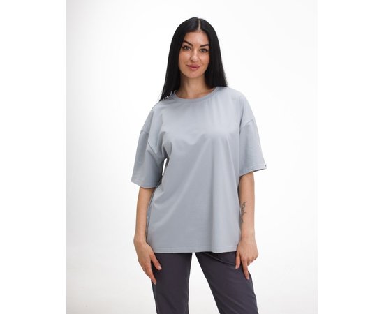 Изображение  Women's unisex medical t-shirt gray s. XS, "WHITE ROBE" 453-328-922, Size: XS, Color: grey