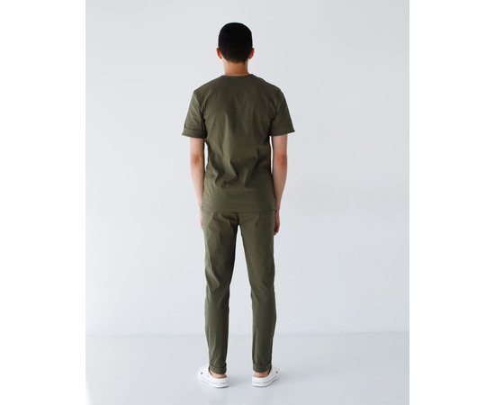 Изображение 2 Medical suit for men Marseille khaki s. 52, "WHITE ROBE" 353-368-708, Size: 52, Color: khaki