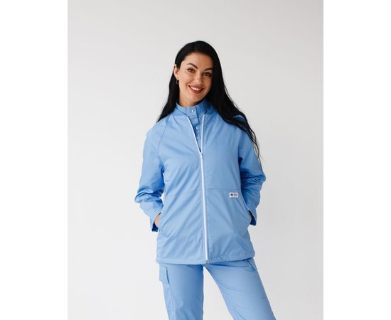 Изображение  Women's medical jacket Atlanta blue s. 58, "WHITE ROBE" 522-333-842, Size: 58, Color: blue light