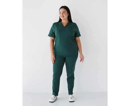 Изображение  Women's medical suit Marseille green s. 56, "WHITE ROBE" 499-350-708, Size: 56, Color: green