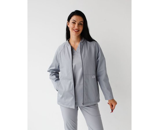 Изображение  Women's medical jacket Atlanta gray s. 42, "WHITE ROBE" 522-328-842, Size: 42, Color: grey